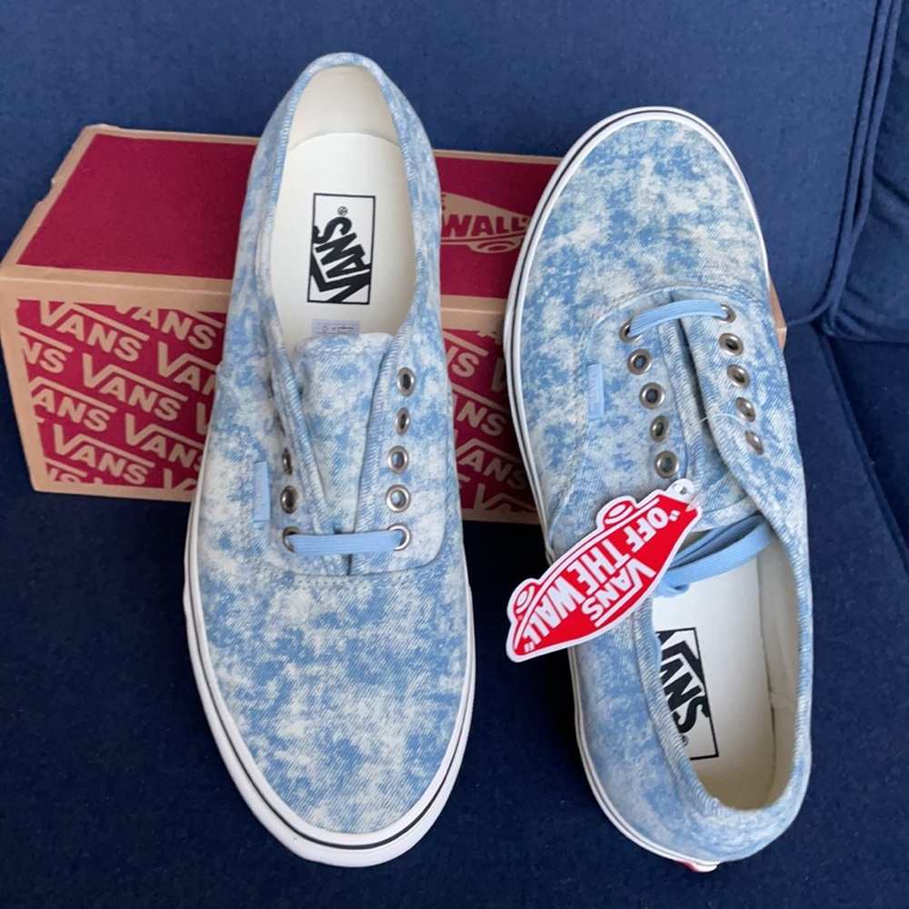 Vans Authentic Denim dstry MENS Winter Sky/Marshmallow - Picture 13 of 16